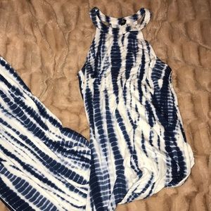 Tie dye maxi dress